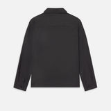 FRAME - Wool Overshirt -- Grey Melange