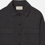FRAME - Wool Overshirt -- Grey Melange