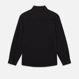 FRAME - Waffle Textured Shirt -- Black