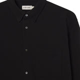 FRAME - Waffle Textured Shirt -- Black