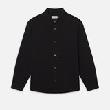 FRAME - Waffle Textured Shirt -- Black