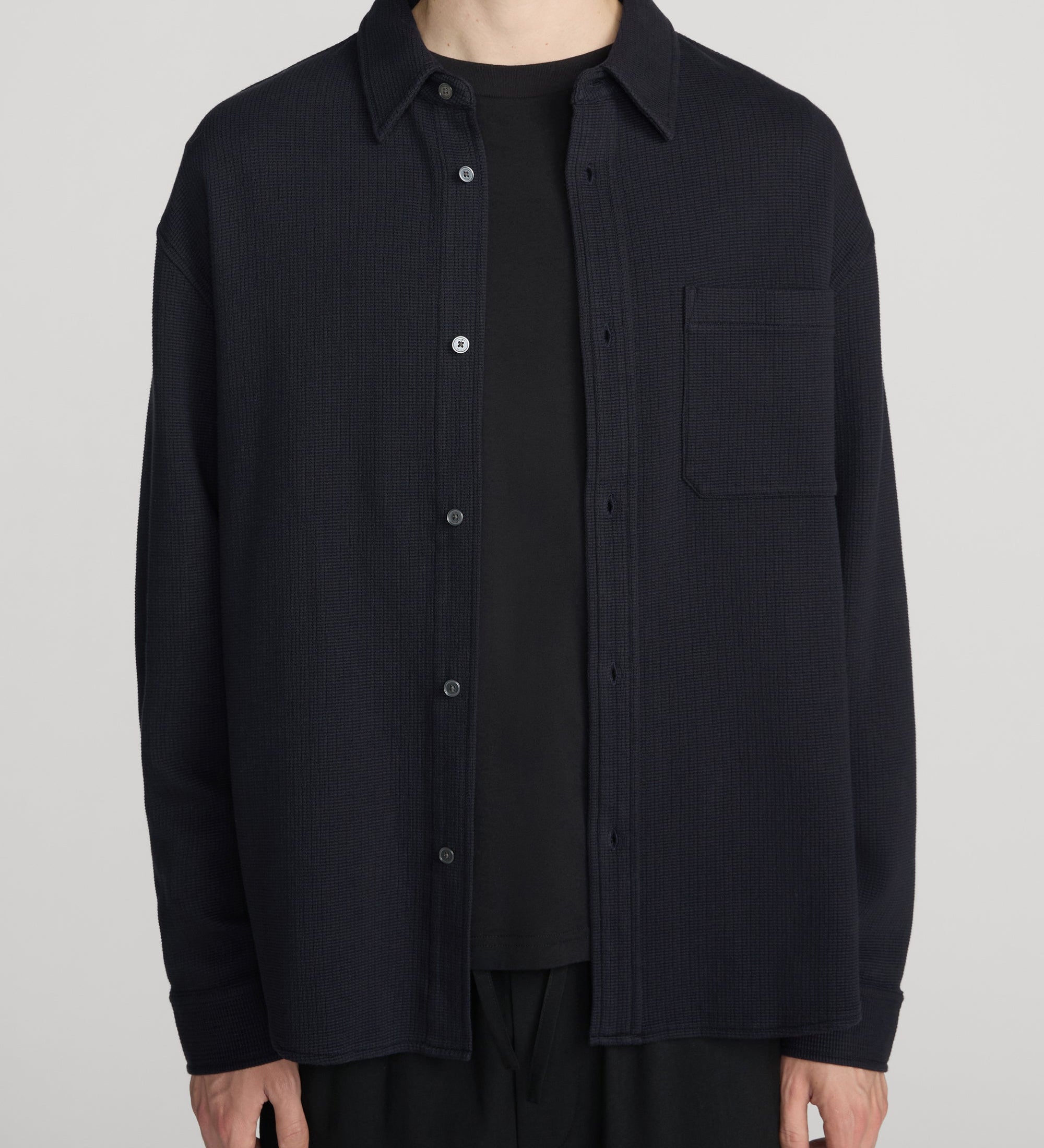 FRAME - Waffle Textured Shirt