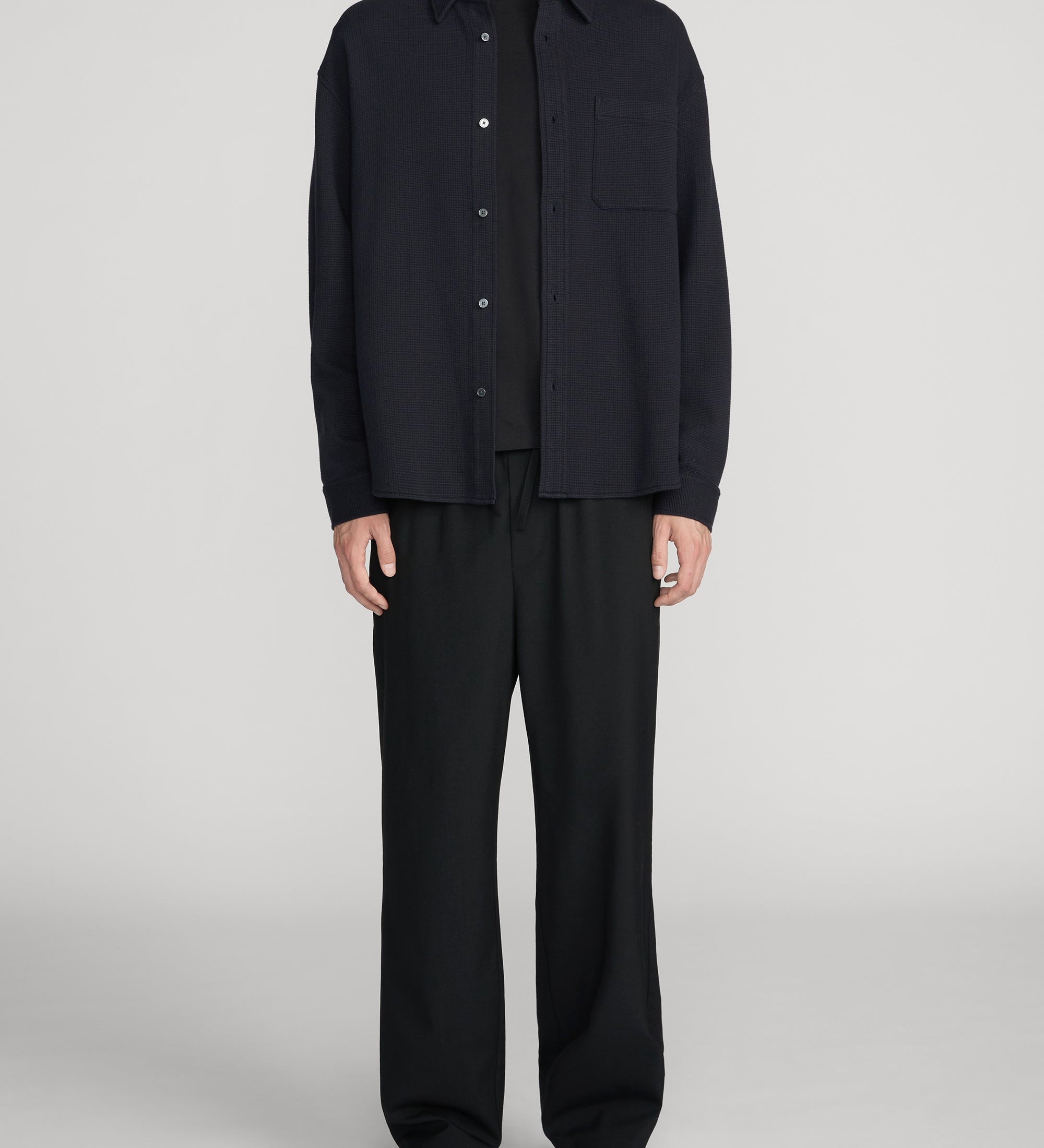 FRAME - Waffle Textured Shirt