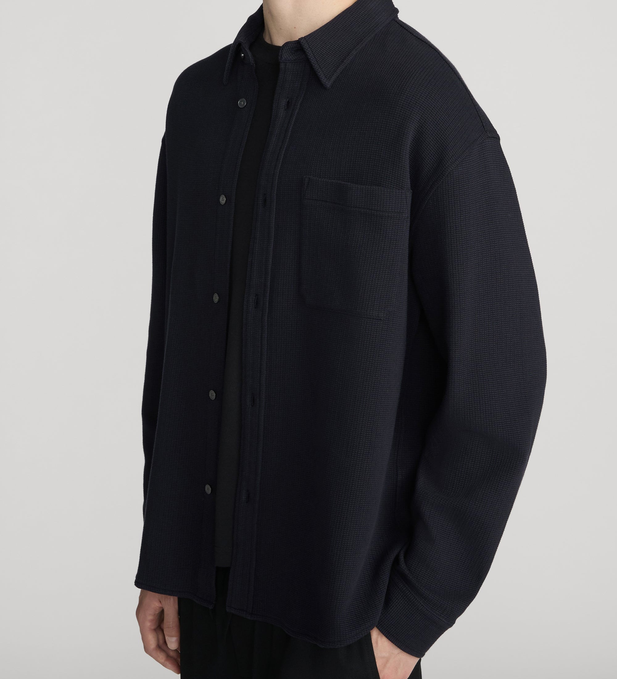 FRAME - Waffle Textured Shirt