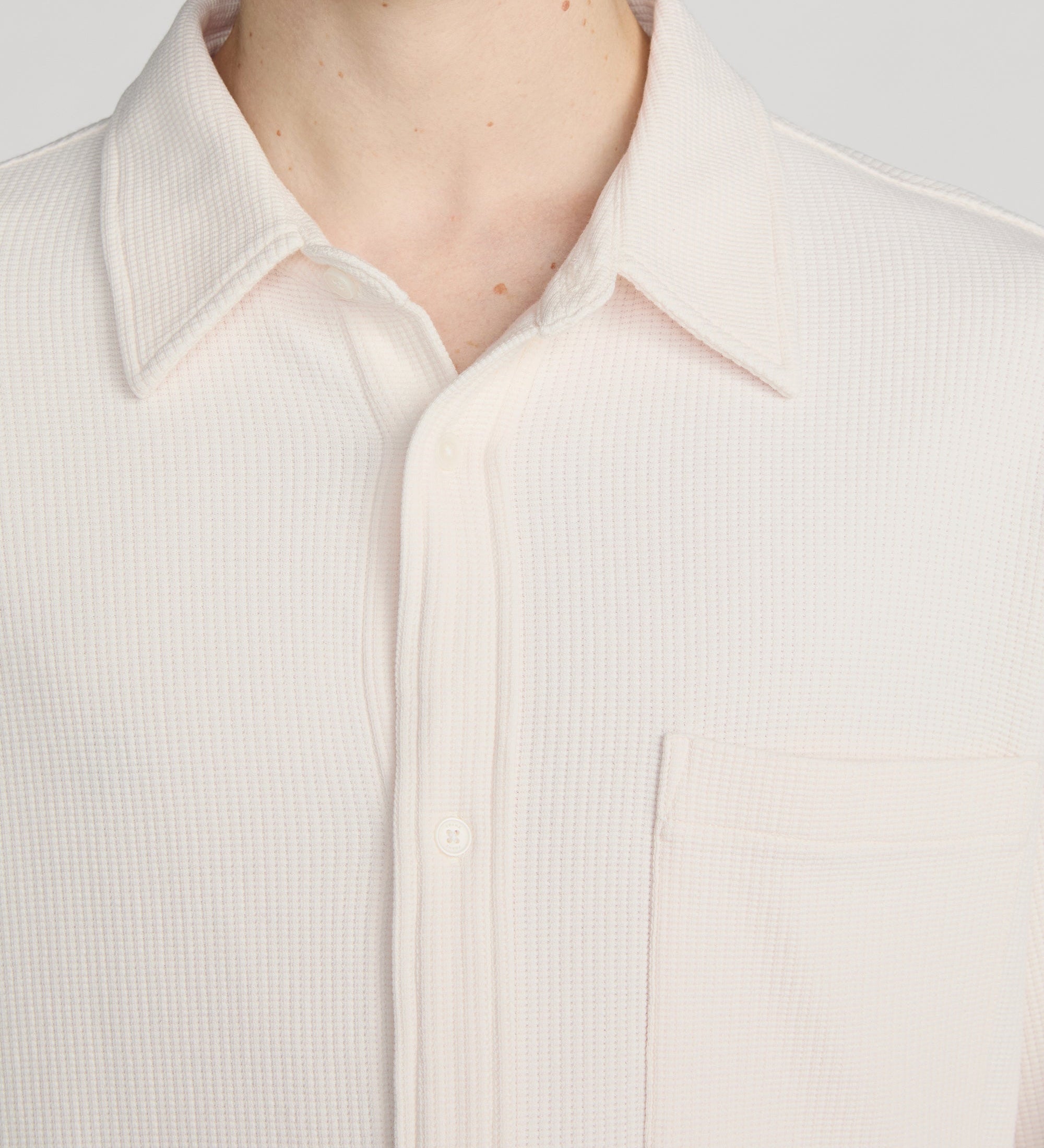 FRAME - Waffle Textured Shirt