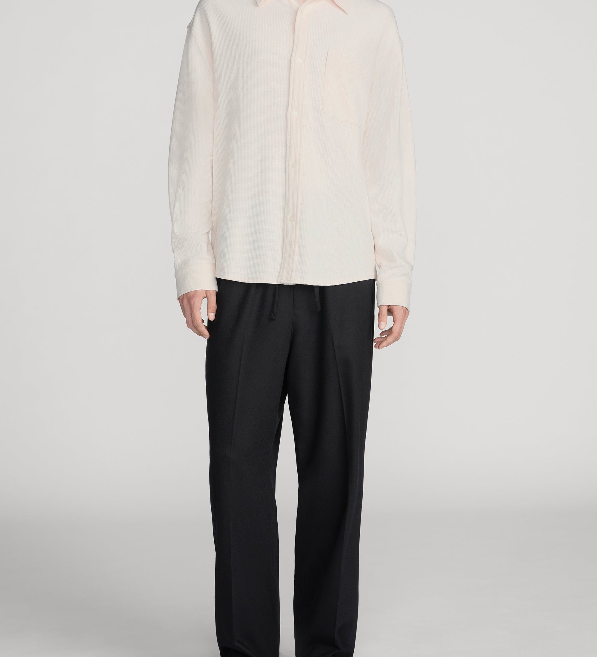 FRAME - Waffle Textured Shirt