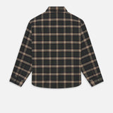 FRAME - The Society Archive Vintage Plaid Shirt -- Beige Plaid