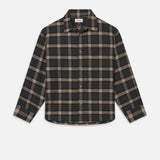 FRAME - The Society Archive Vintage Plaid Shirt -- Beige Plaid