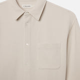 FRAME - Waffle Textured Shirt -- Warm White
