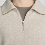 FRAME - Relaxed Zip Up Sweatshirt