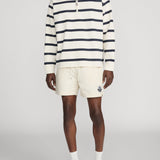 FRAME - Striped Half - Zip Sweatshirt