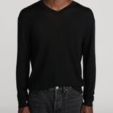 FRAME - Fine Gauge V - Neck Sweater