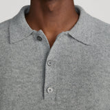 FRAME - Boiled Wool Polo Sweater