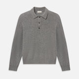 FRAME - Boiled Wool Polo Sweater