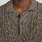 FRAME - Cable Polo Sweater
