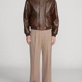 FRAME - Aviator Leather Jacket