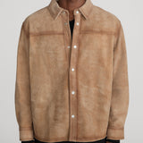 FRAME - Suede Shirt Jacket