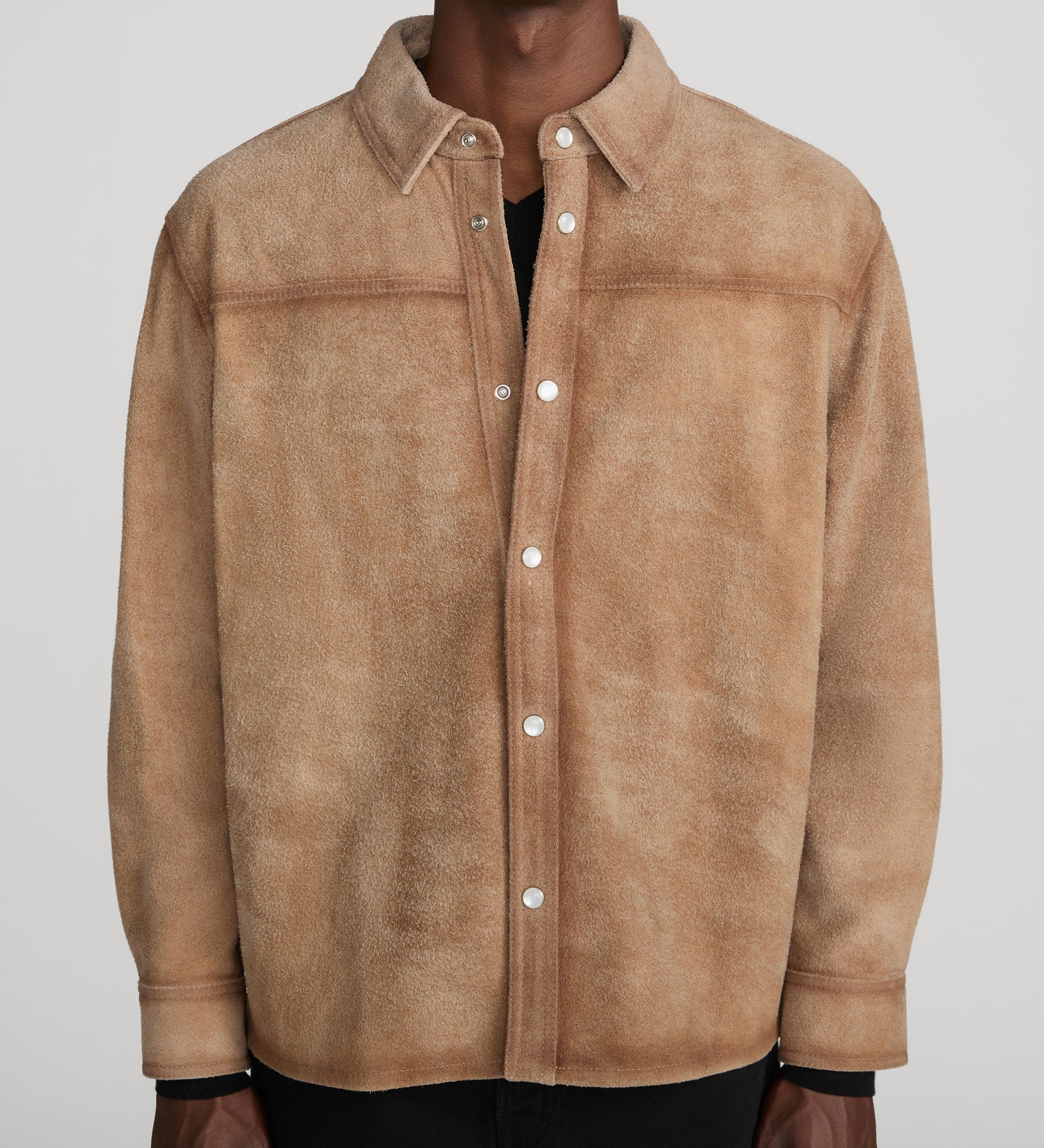 FRAME - Suede Shirt Jacket