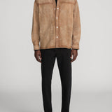 FRAME - Suede Shirt Jacket