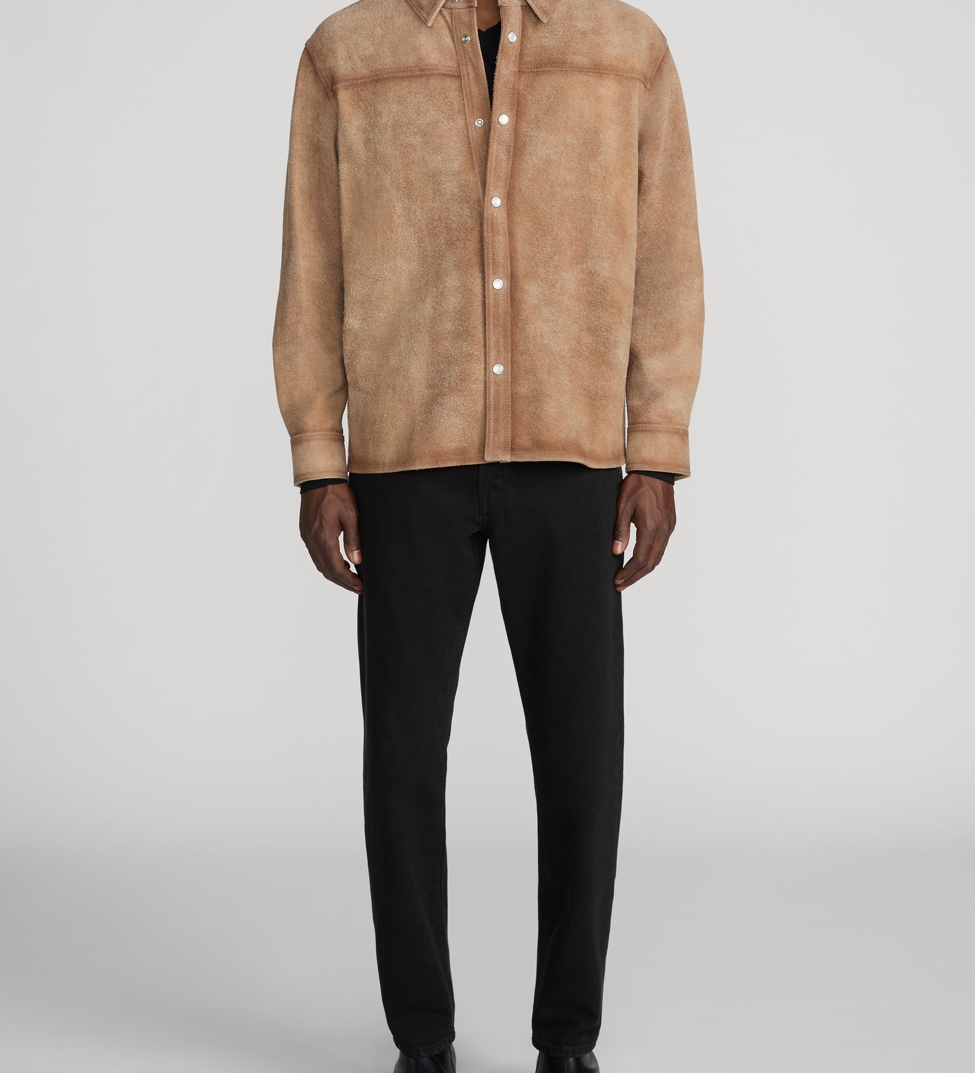 FRAME - Suede Shirt Jacket