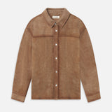 FRAME - Suede Shirt Jacket