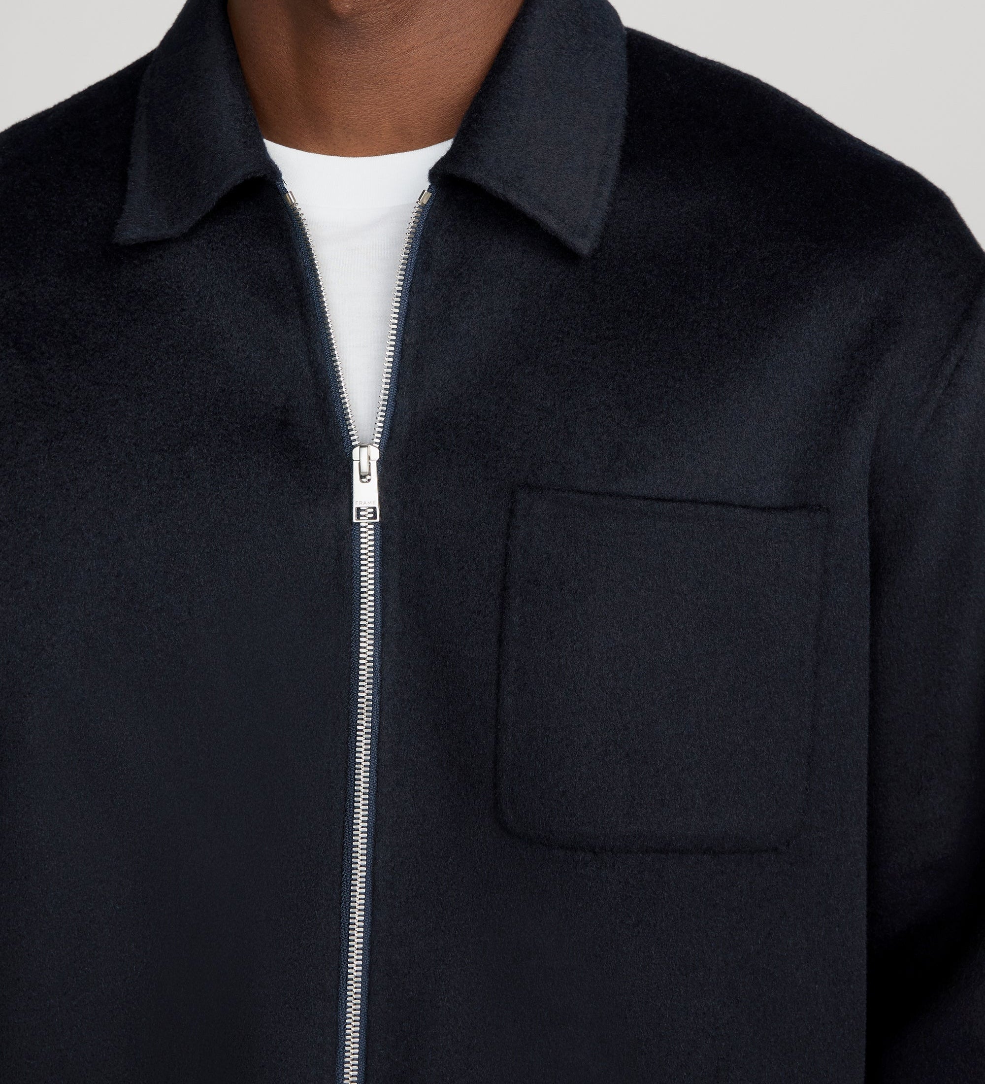 FRAME - Double Face Zip Shirt Jacket