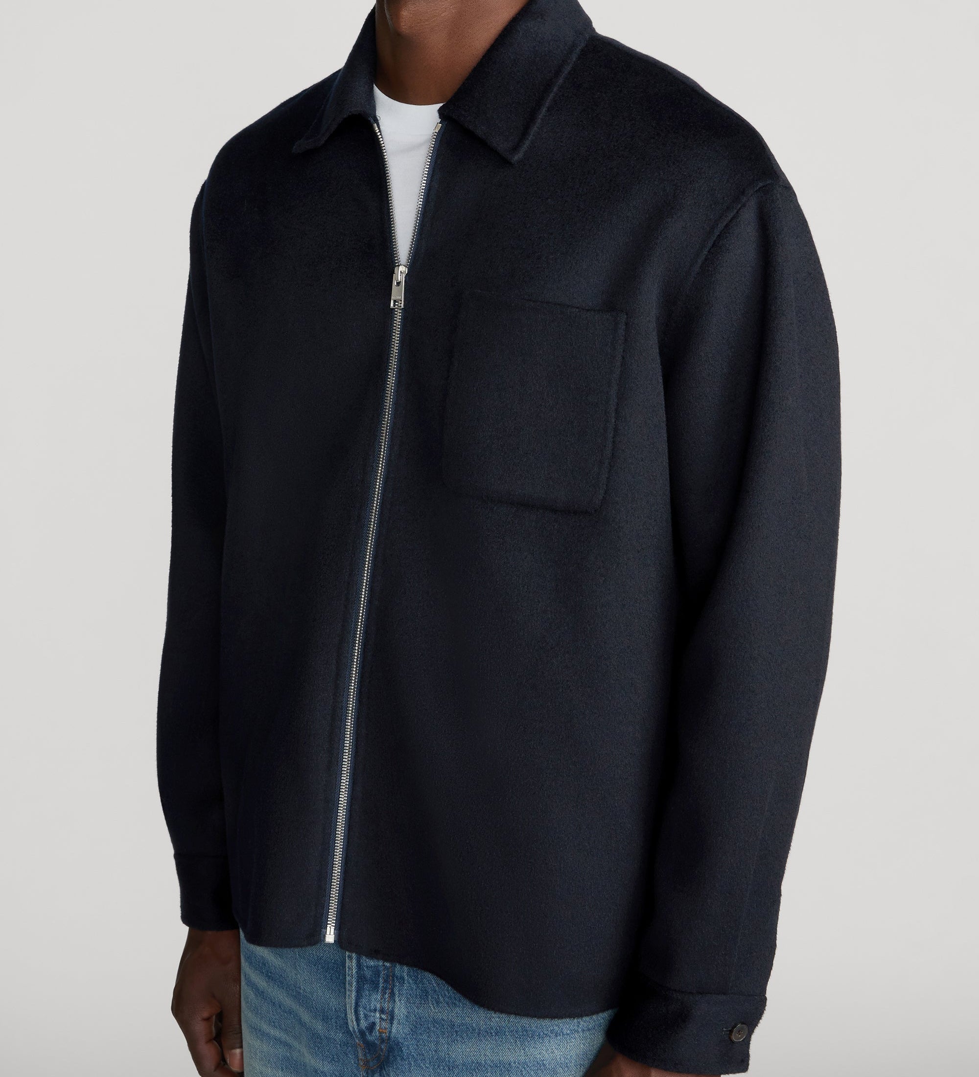 FRAME - Double Face Zip Shirt Jacket