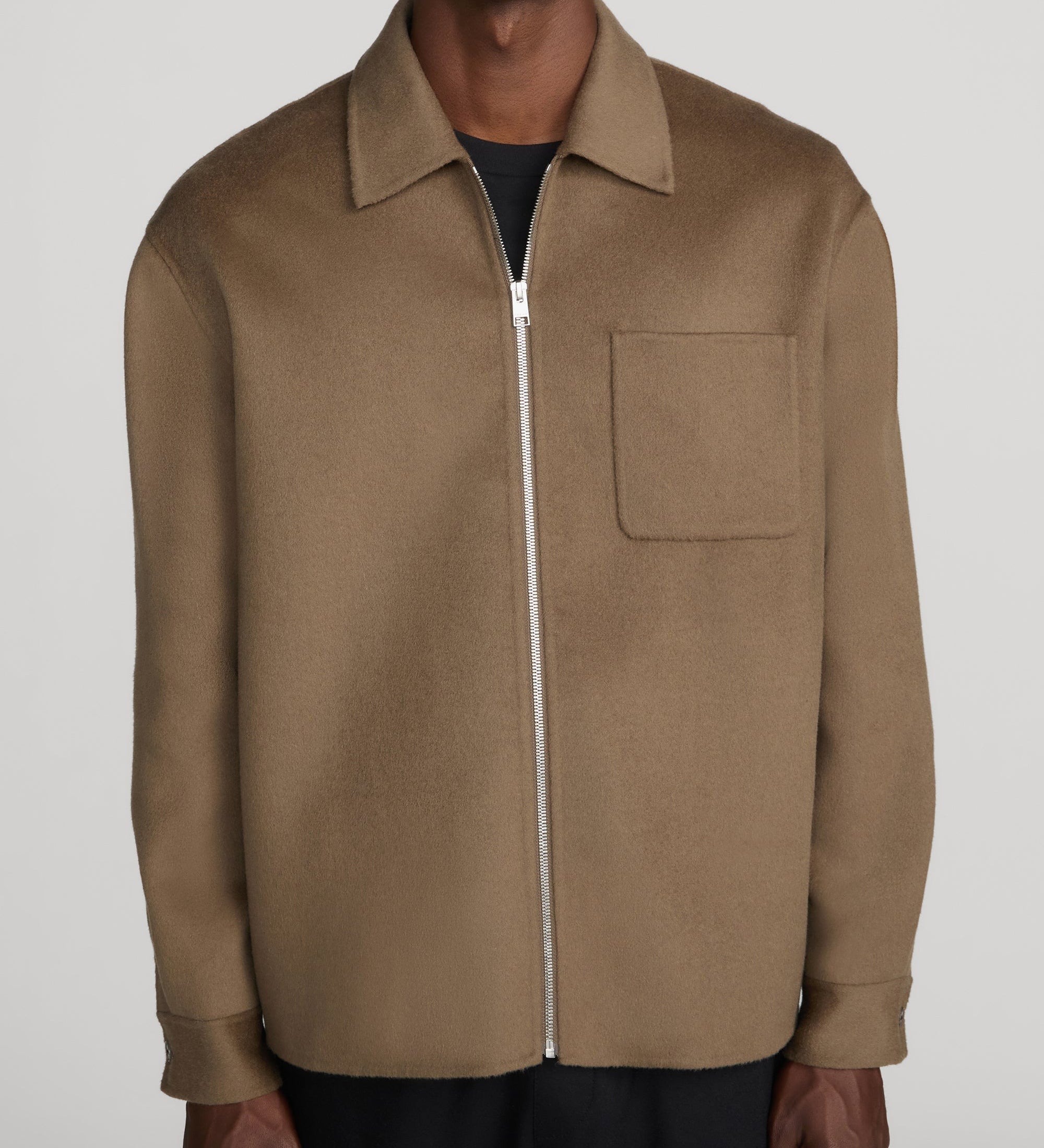 FRAME - Double Face Zip Shirt Jacket