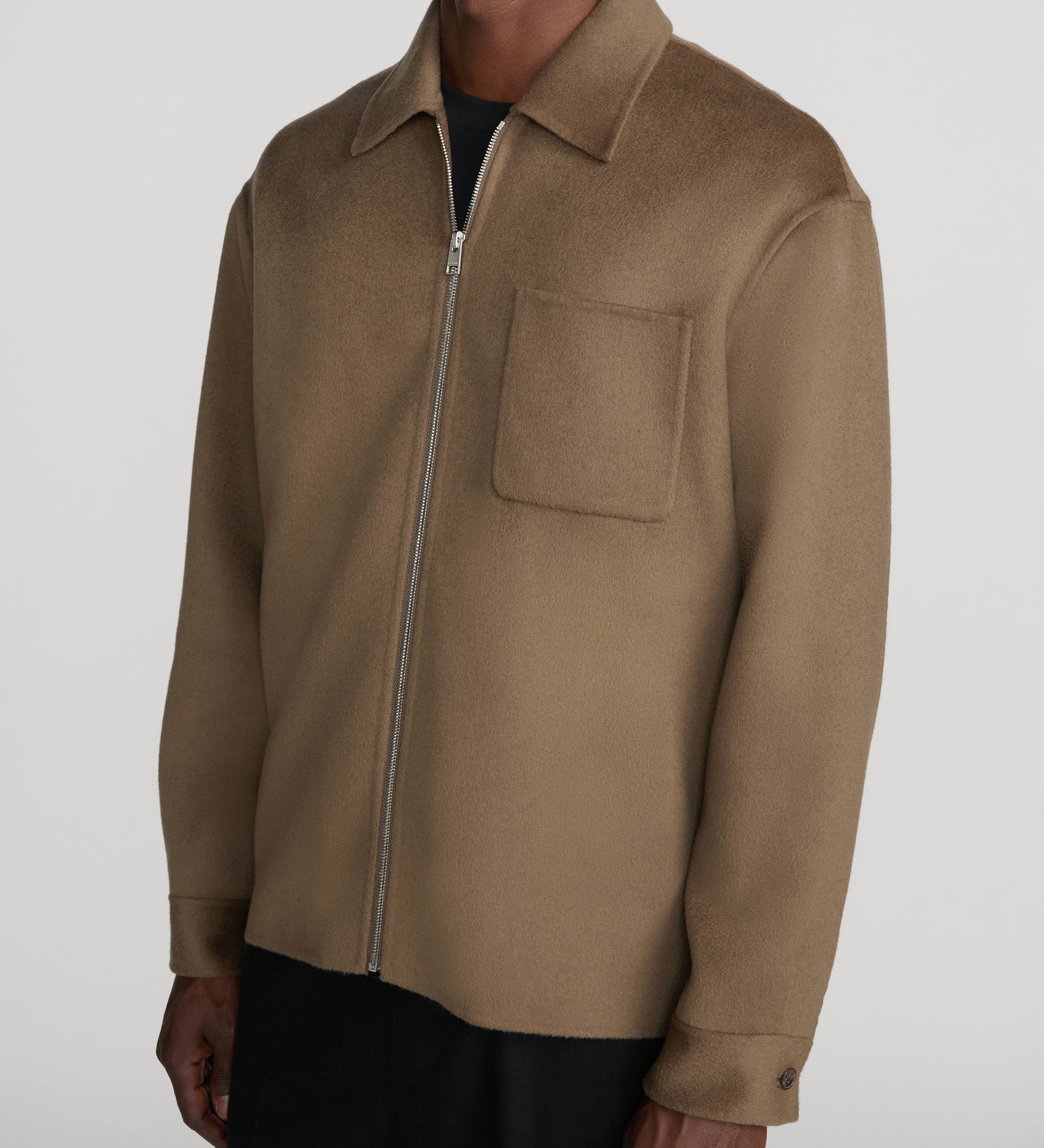 FRAME - Double Face Zip Shirt Jacket