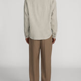 FRAME - Wool Blend Stripe Shirt