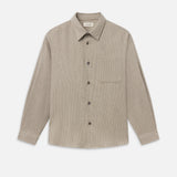 FRAME - Wool Blend Stripe Shirt