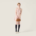 Silk and wool mini-dress
