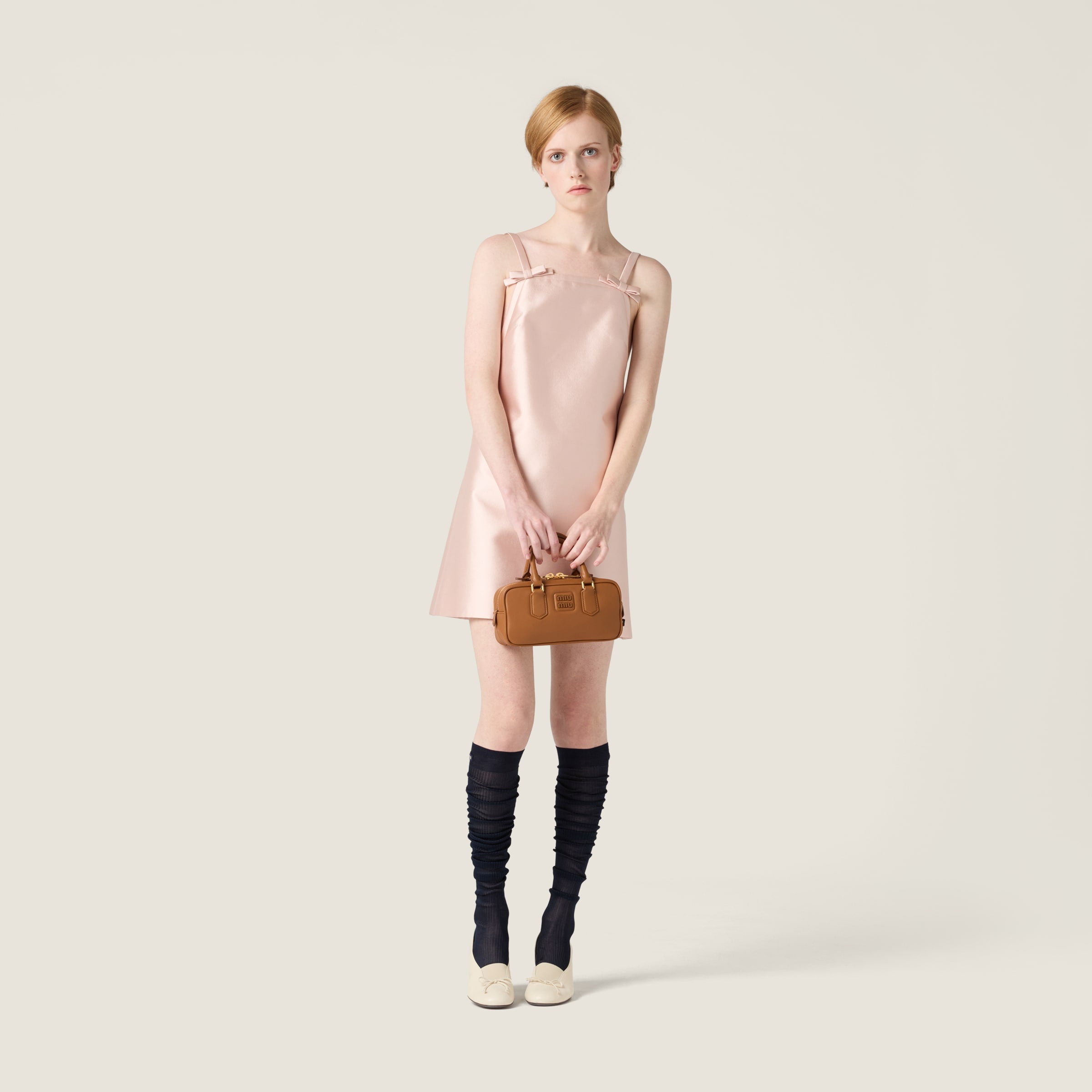 Silk and wool mini-dress
