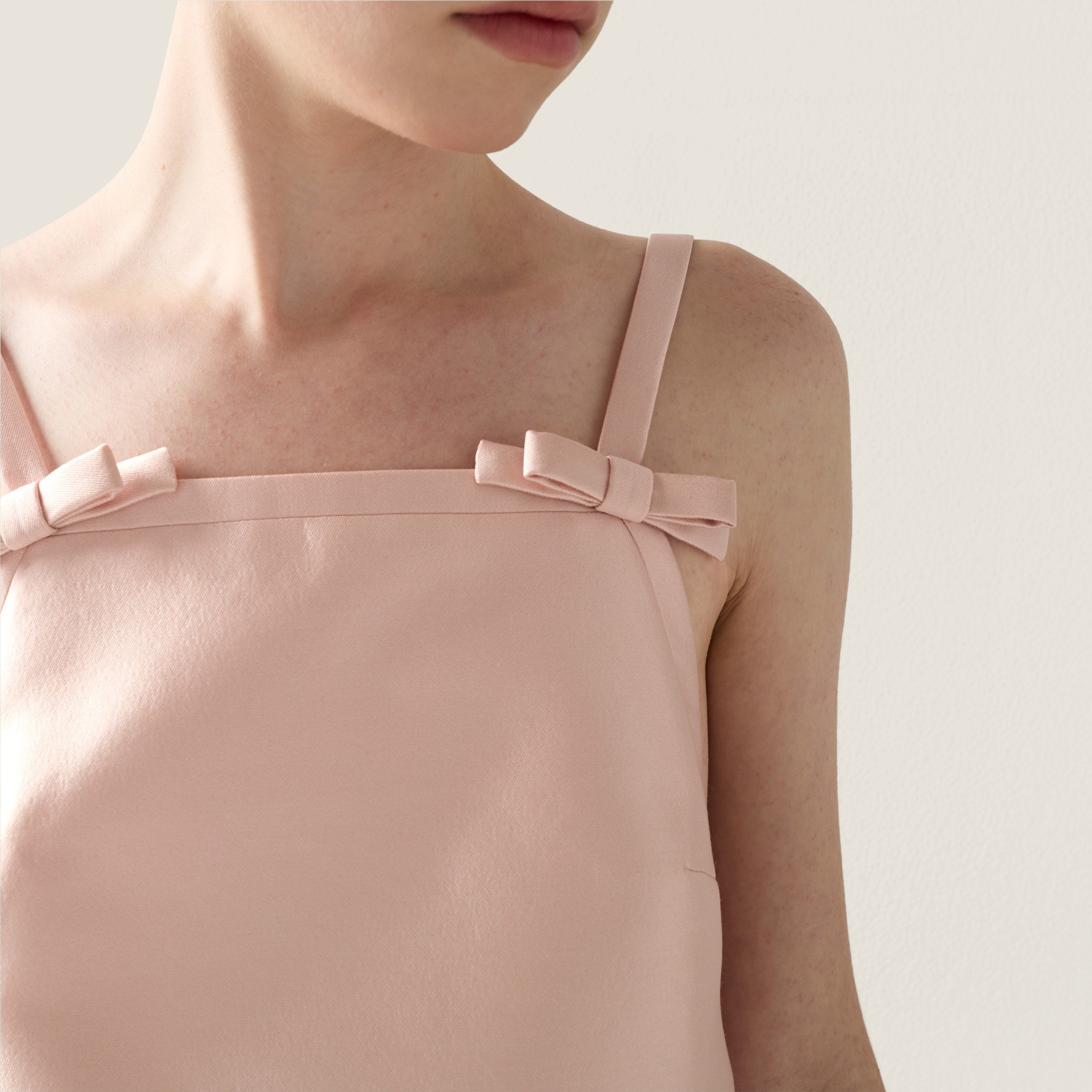 Silk and wool mini-dress
