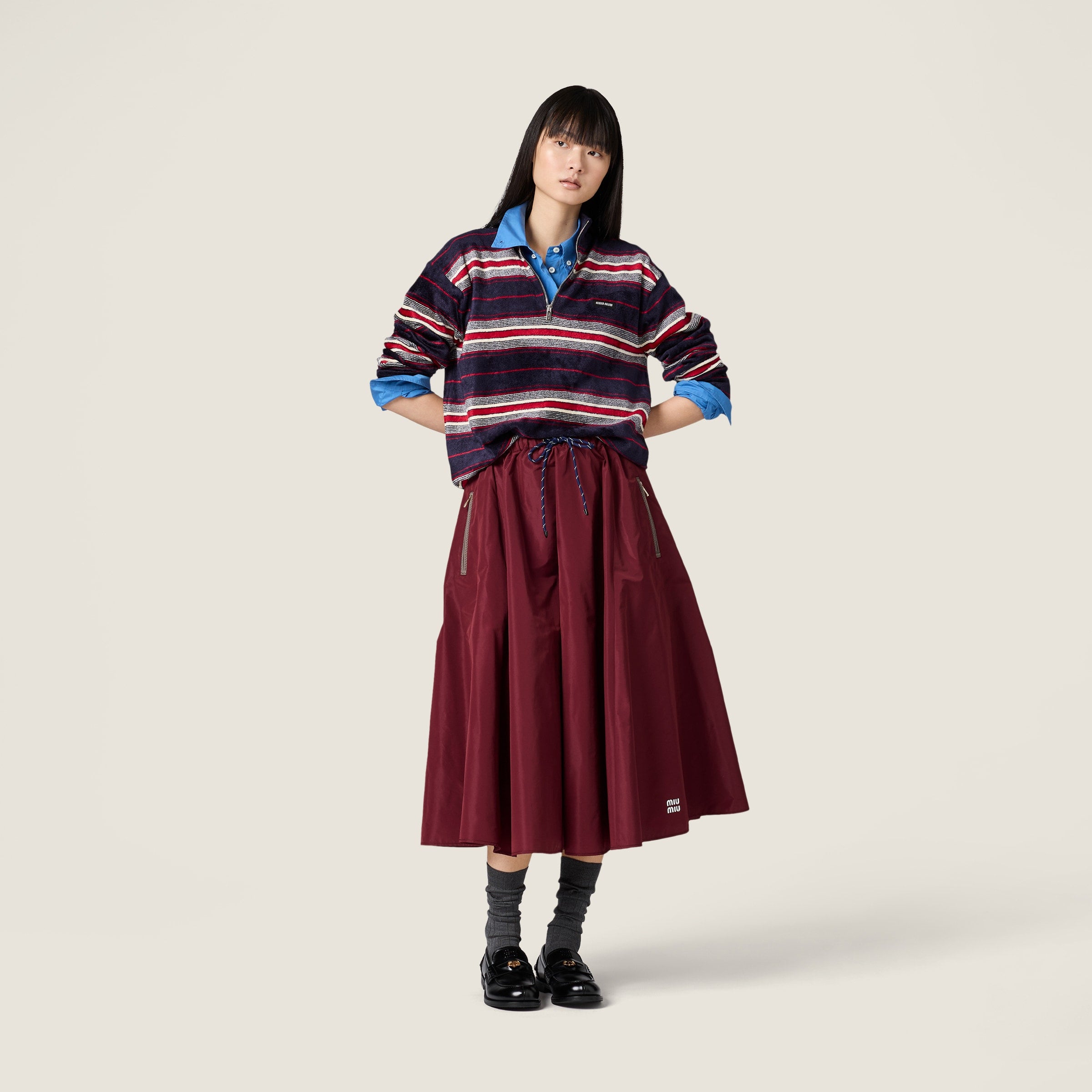 Technical fabric skirt