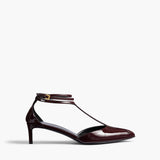 Khaite - Mia Pump in Bordeaux Patent Leather