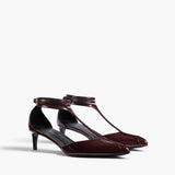 Khaite - Mia Pump in Bordeaux Patent Leather