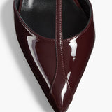 Khaite - Mia Pump in Bordeaux Patent Leather