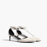 Khaite - Mia Pump in Optic White Leather