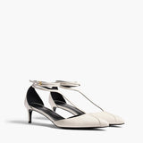 Khaite - Mia Pump in Optic White Leather