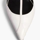 Khaite - Mia Pump in Optic White Leather