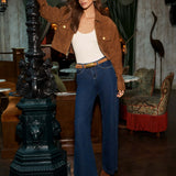 L'AGENCE - Micah Oversized Suede Jacket