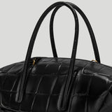 DeMellier - The Midi Stockholm Black Large Croc Effect