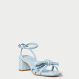 Loeffler Randall - Mikel Blue Bow Mid-Heel Sandal