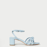 Loeffler Randall - Mikel Blue Bow Mid-Heel Sandal