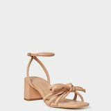 Loeffler Randall - Mikel Dune Bow Mid-Heel Sandal