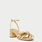 Loeffler Randall - Mikel Natural Bow Mid-Heel Sandal
