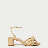 Loeffler Randall - Mikel Natural Bow Mid-Heel Sandal
