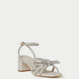 Loeffler Randall - Mikel Cappuccino Bow Mid-Heel Sandal