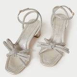 Loeffler Randall - Mikel Cappuccino Bow Mid-Heel Sandal